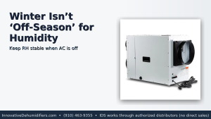 Winter Isn’t “Off-Season” for Humidity: How IDS Whole-Home & Wall-Mounted Units Keep Homes Stable After AC Season - Innovative Dehumidifiers Systems