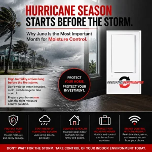 Hurricane Season Starts Before the Storm: Why June Is the Most Important Month for Moisture Control - Innovative Dehumidifiers Systems